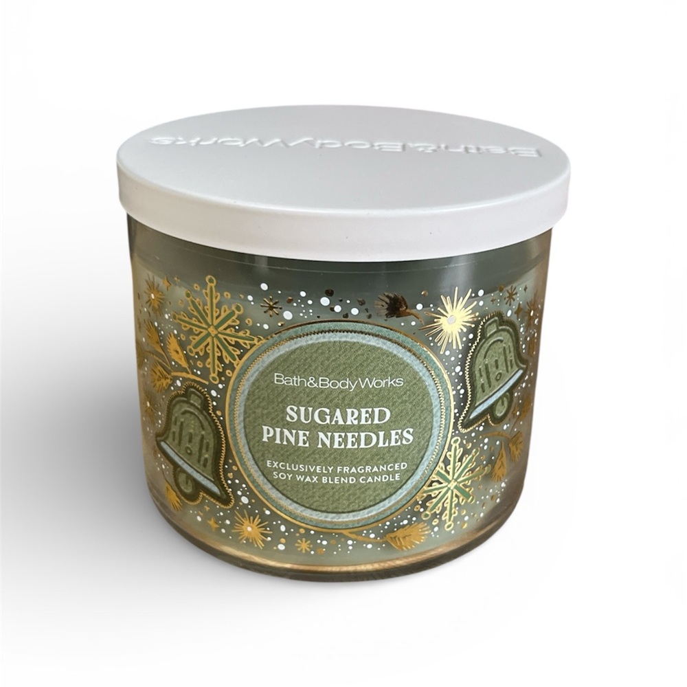 Bath & Body Works Sugared Pine Needles 3-Wick Candle